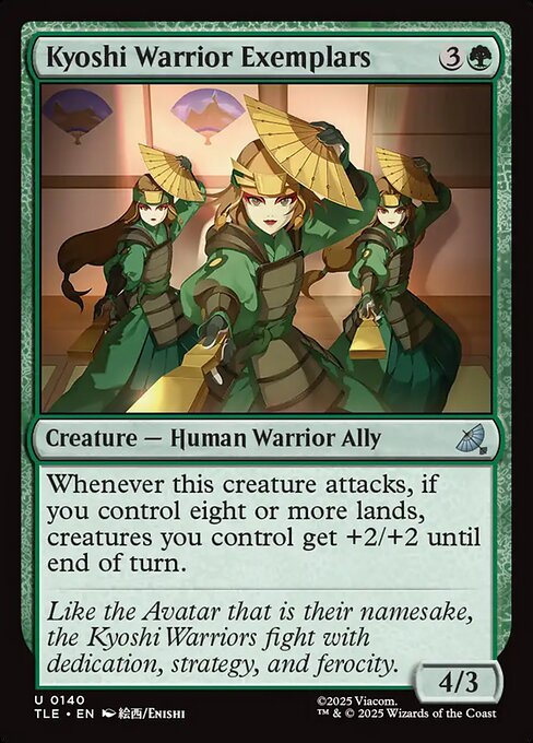 Kyoshi Warrior Exemplars [TLE - 140] | Dragón Durmiente
