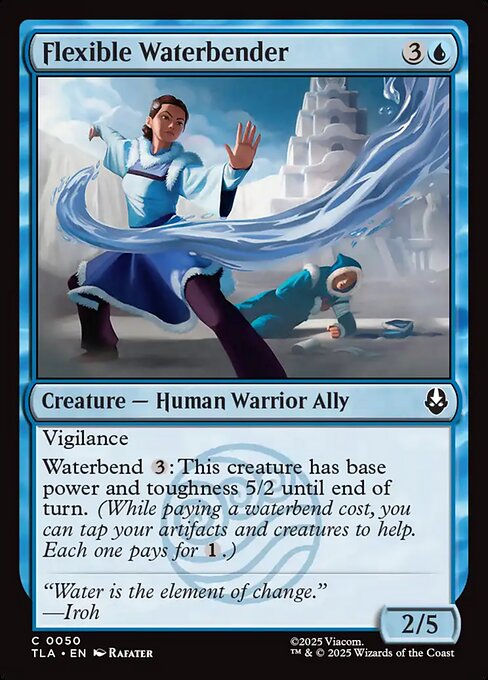 Flexible Waterbender [TLA - 50] Near Mint / English / Foil