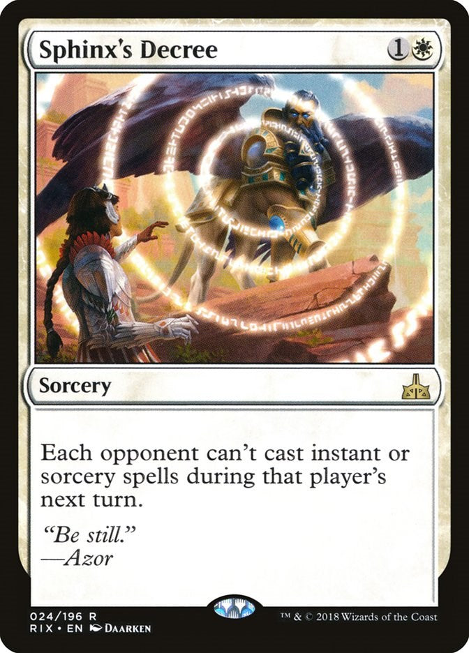Sphinx's Decree [RIX - 24]