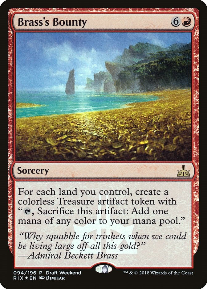 Brass's Bounty (Draft Weekend)