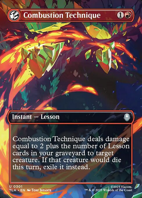 Combustion Technique (Borderless) [TLA - 301] Near Mint / English / Foil