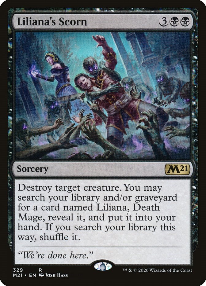 Liliana's Scorn [M21 - 329]