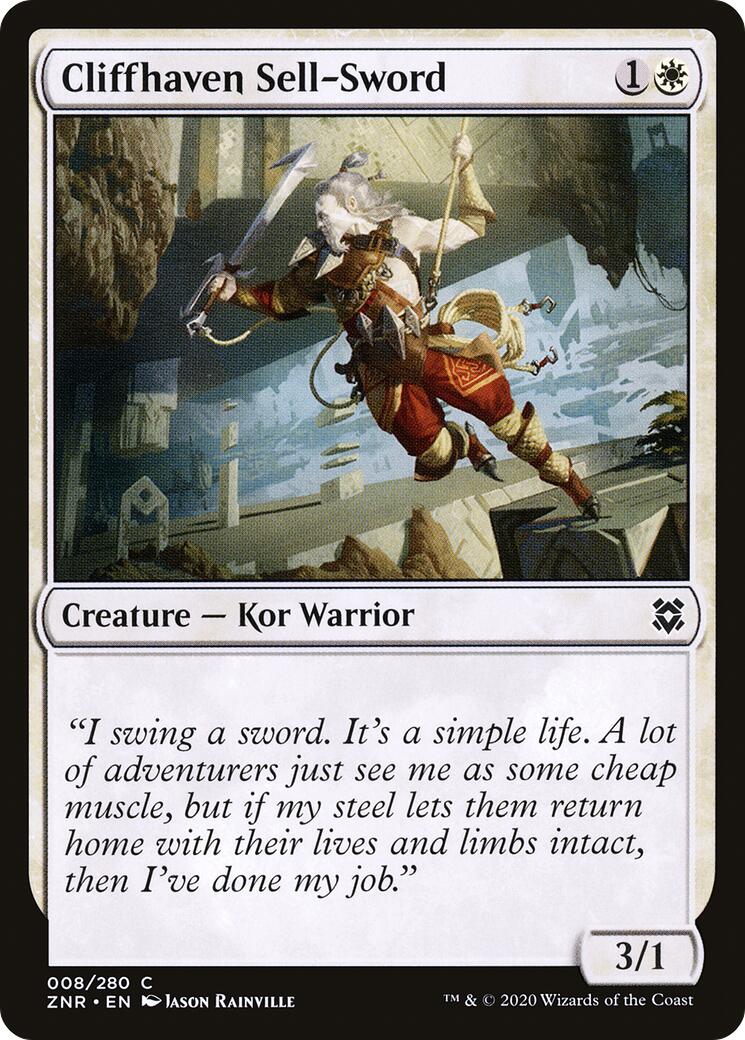 Cliffhaven Sell-Sword [ZNR - 8]