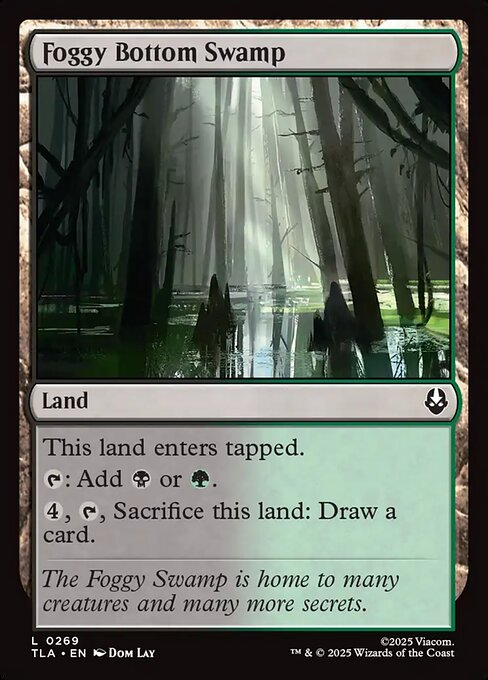 Foggy Bottom Swamp [TLA - 269] Near Mint / English / Normal