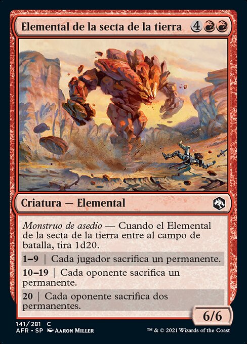 Earth-Cult Elemental