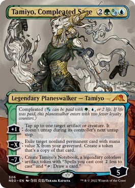 Tamiyo, Compleated Sage (Borderless) [NEO - 306]