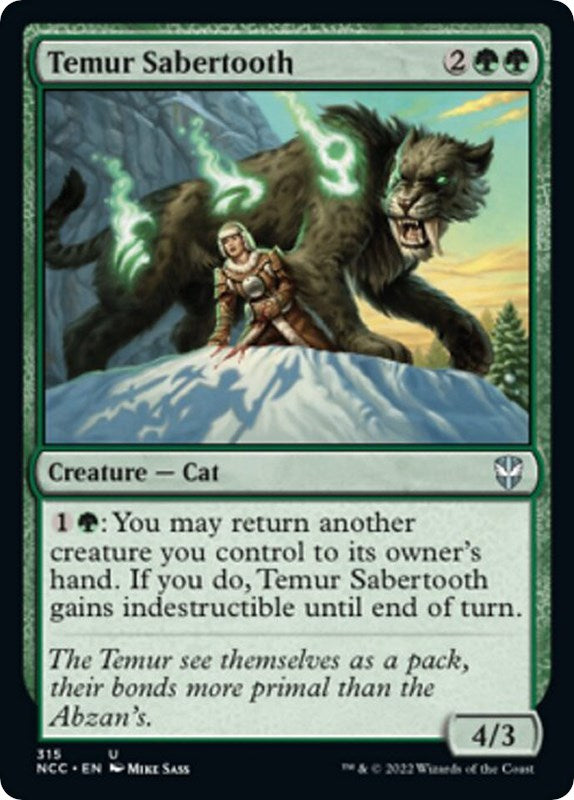 Temur Sabertooth [NCC - 315]