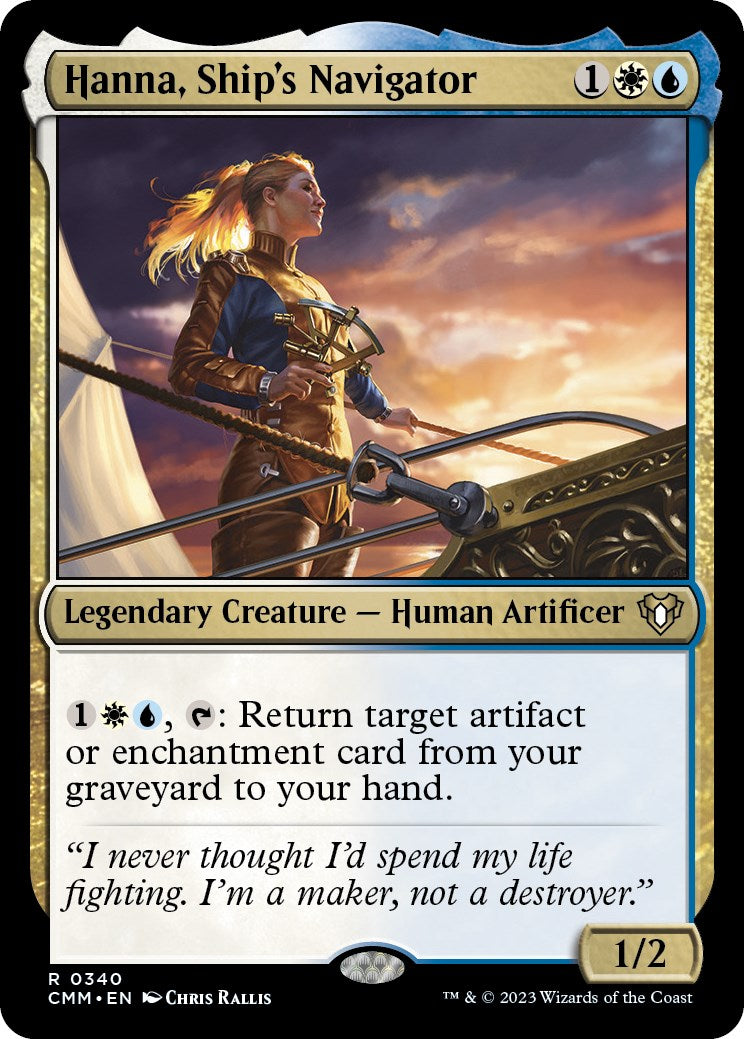 Hanna, Ship's Navigator [CMM - 340]