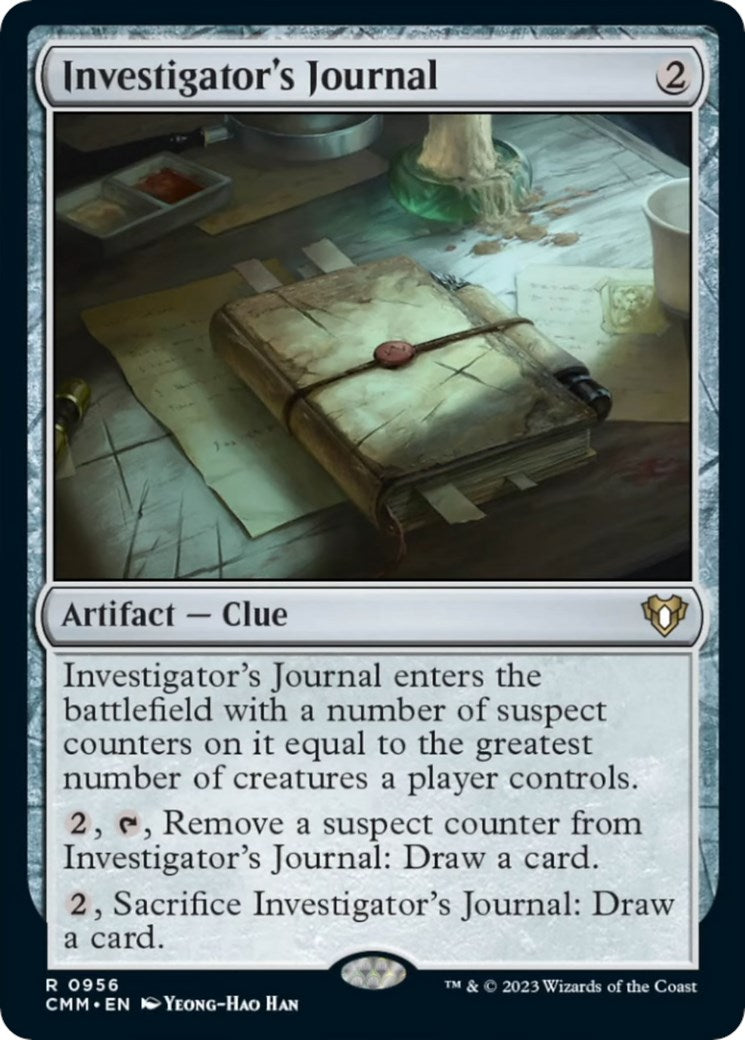Investigator's Journal [CMM - 956]