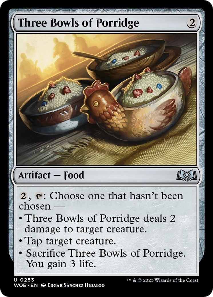 Three Bowls of Porridge [WOE - 253]
