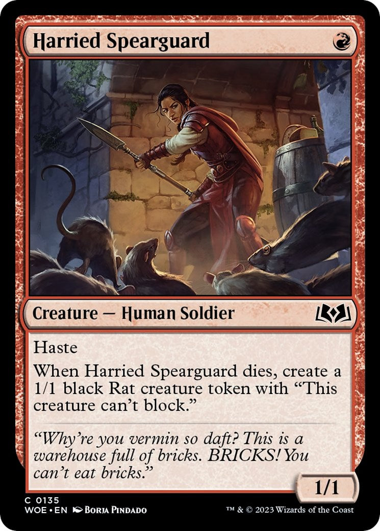 Harried Spearguard [WOE - 135]