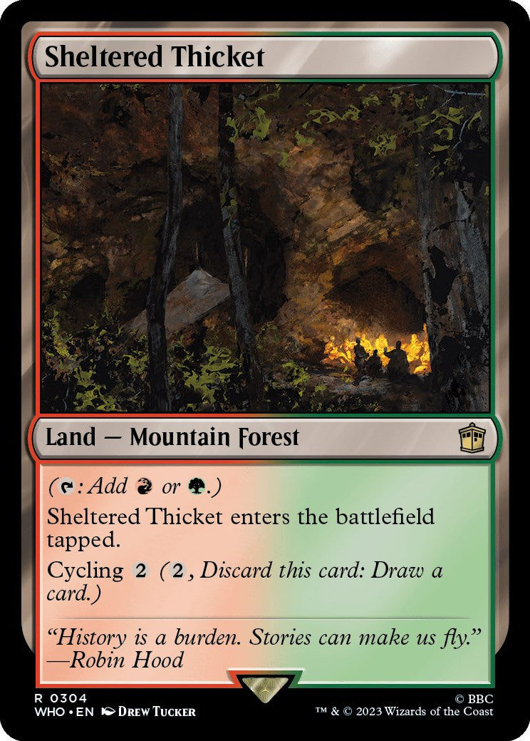 Sheltered Thicket [WHO - 304]