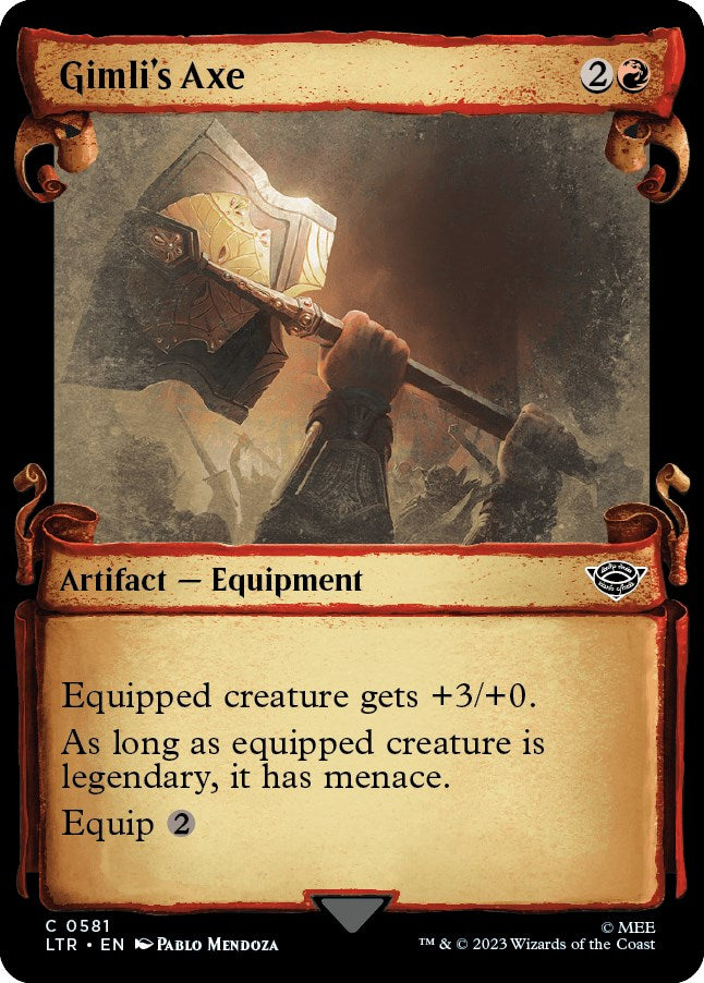 Gimli's Axe (Showcase Scrolls) [LTR - 581]