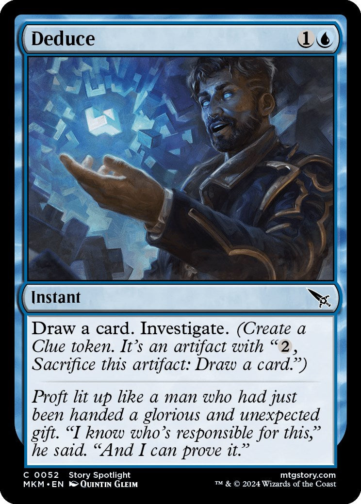 Deduce [MKM - 52]