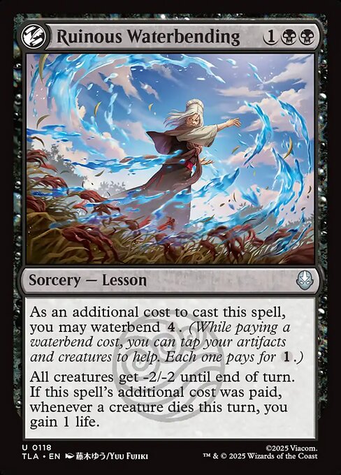 Ruinous Waterbending [TLA - 118] Near Mint / English / Normal
