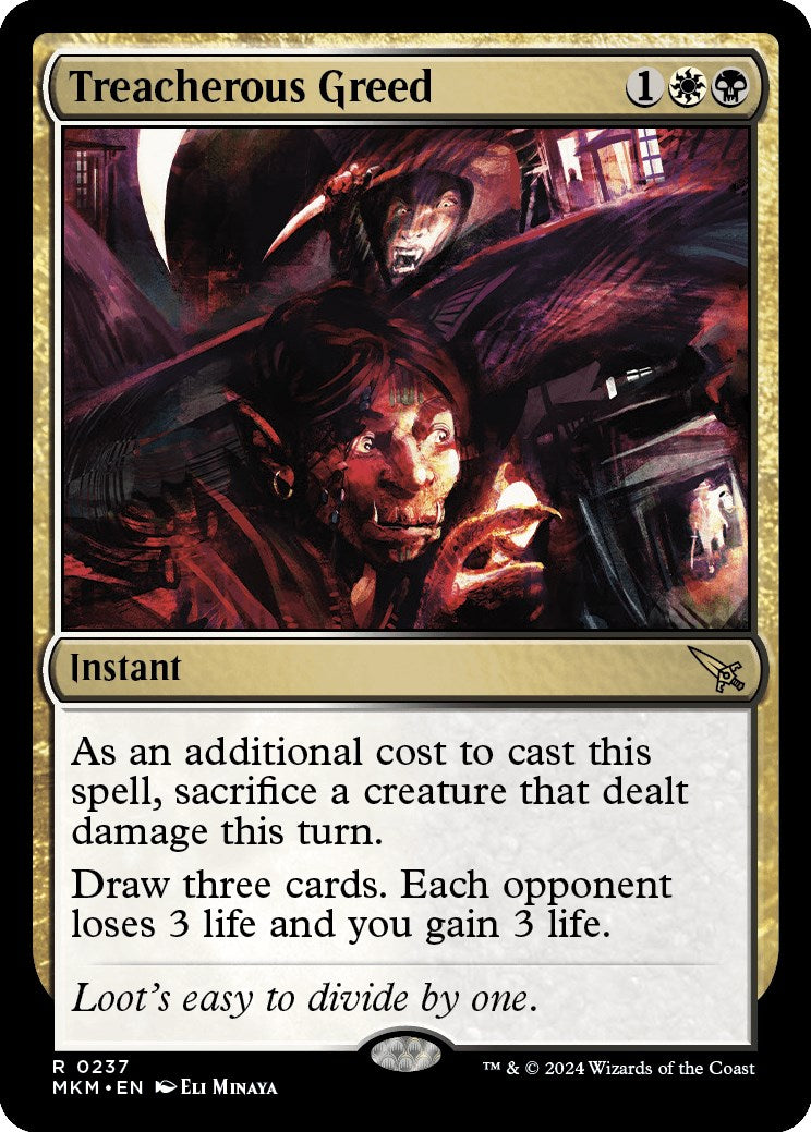 Treacherous Greed [MKM - 237]