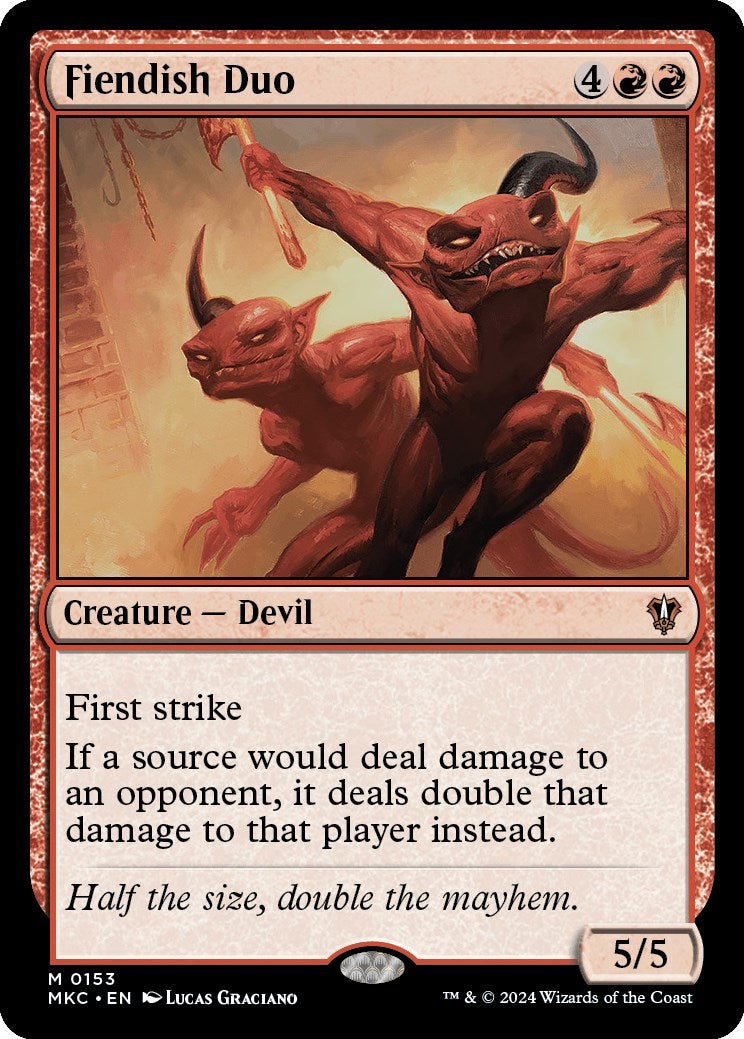 Fiendish Duo [MKC - 153]