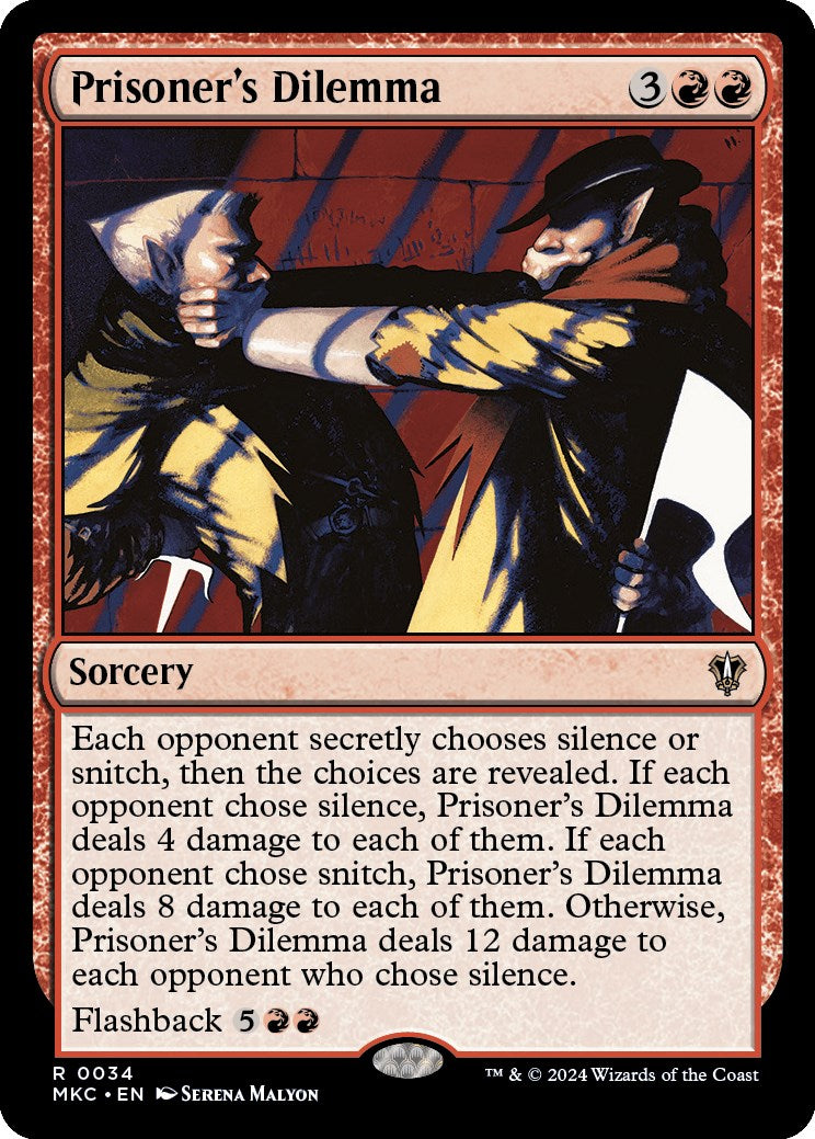 Prisoner's Dilemma [MKC - 34]