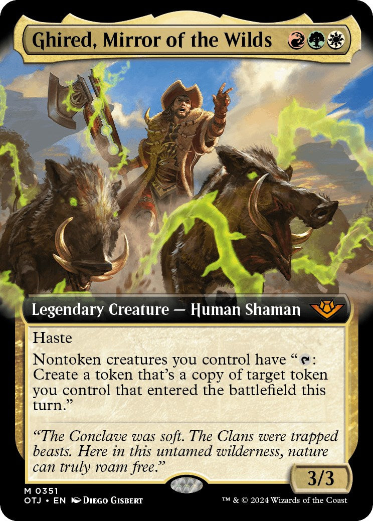 Ghired, Mirror of the Wilds (Extended Art) [OTJ - 351]
