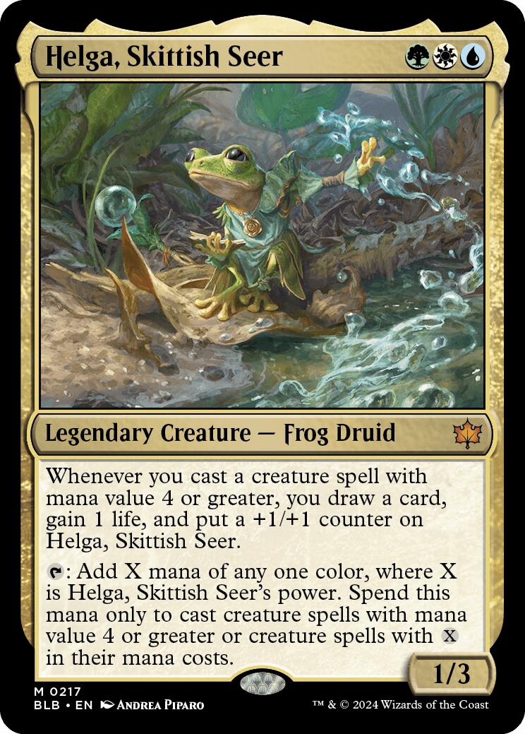 Helga, Skittish Seer [BLB - 217]