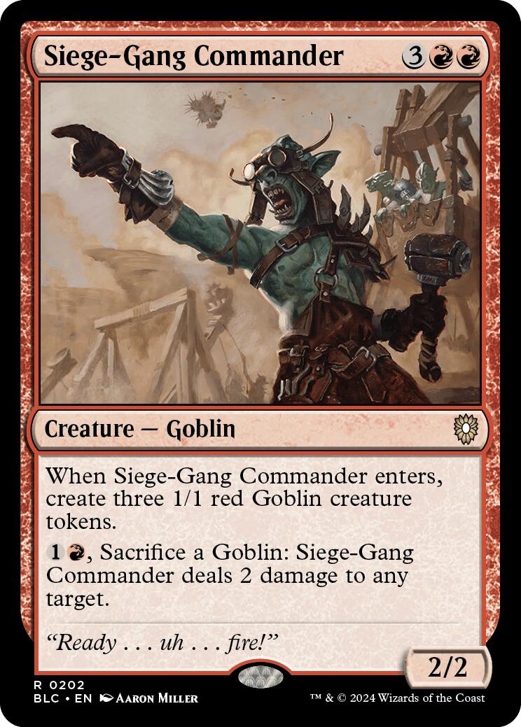 Siege-Gang Commander [BLC - 202]