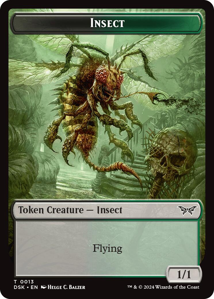 Insect (0013) // Spider Double-Sided Token [DSK - 13 // 12]