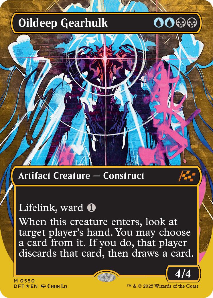 Oildeep Gearhulk (Borderless) (First-Place Foil) [DFT - 550]