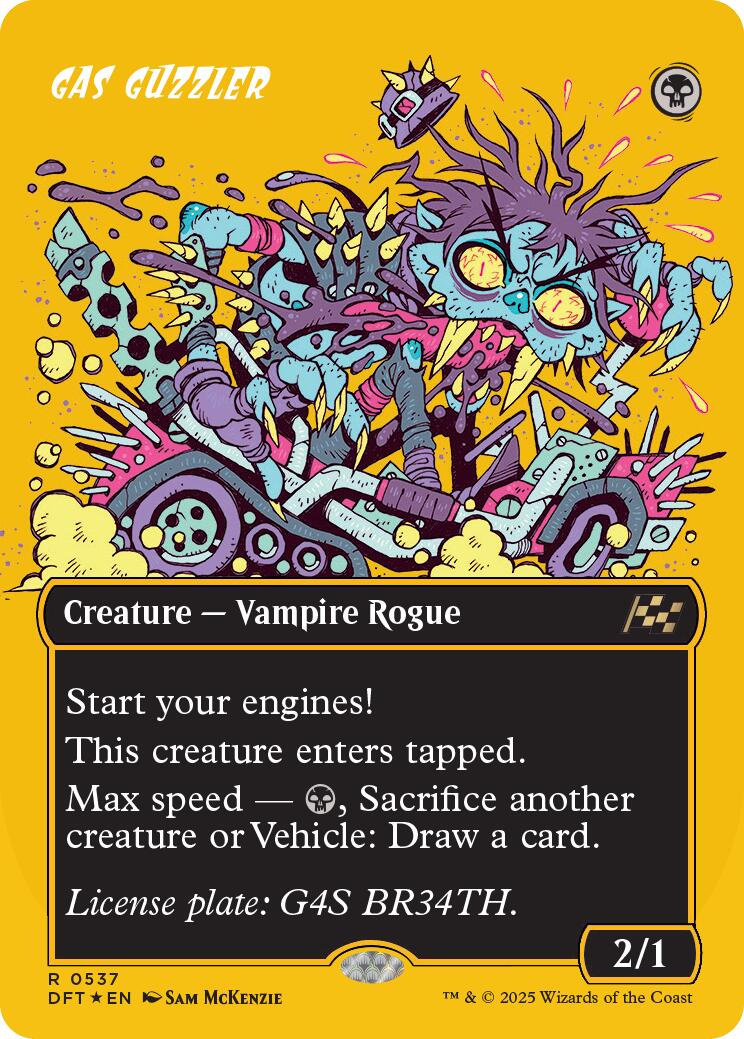 Gas Guzzler (Borderless) (First-Place Foil) [DFT - 537]