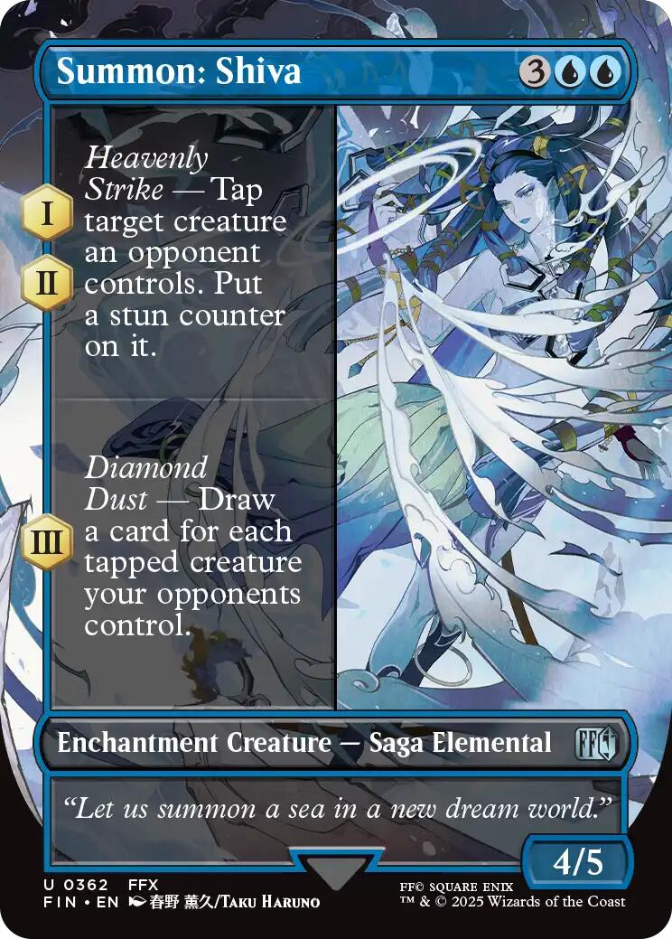 Summon: Shiva (Borderless) [FIN - 362]