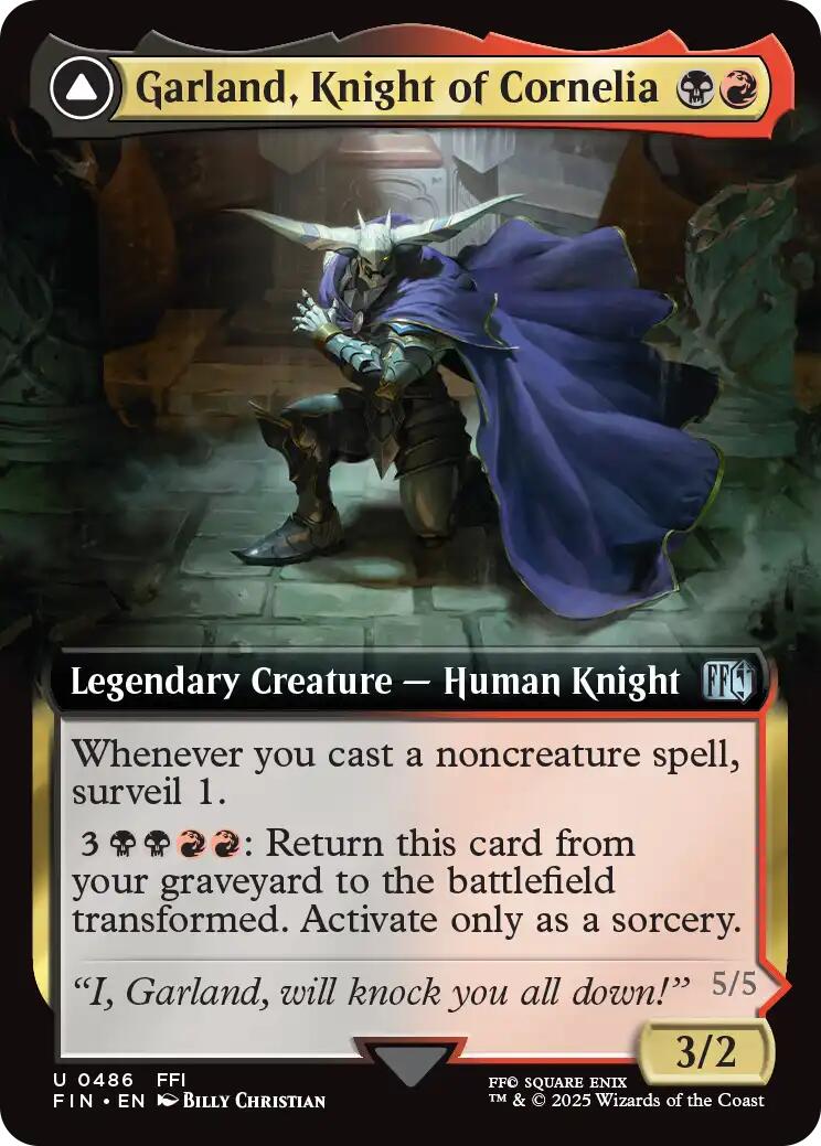 Garland, Knight of Cornelia (Extended Art) [FIN - 486]