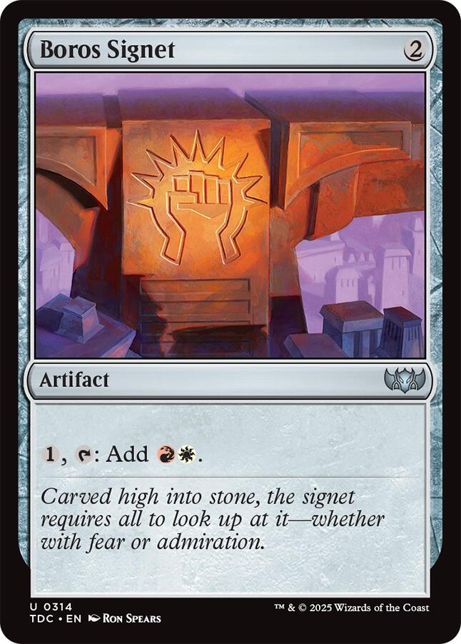 Boros Signet [TDC - 314]