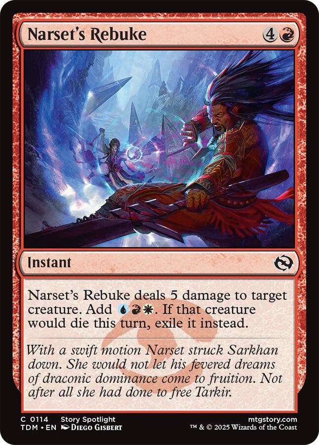 Narset's Rebuke [TDM - 114]