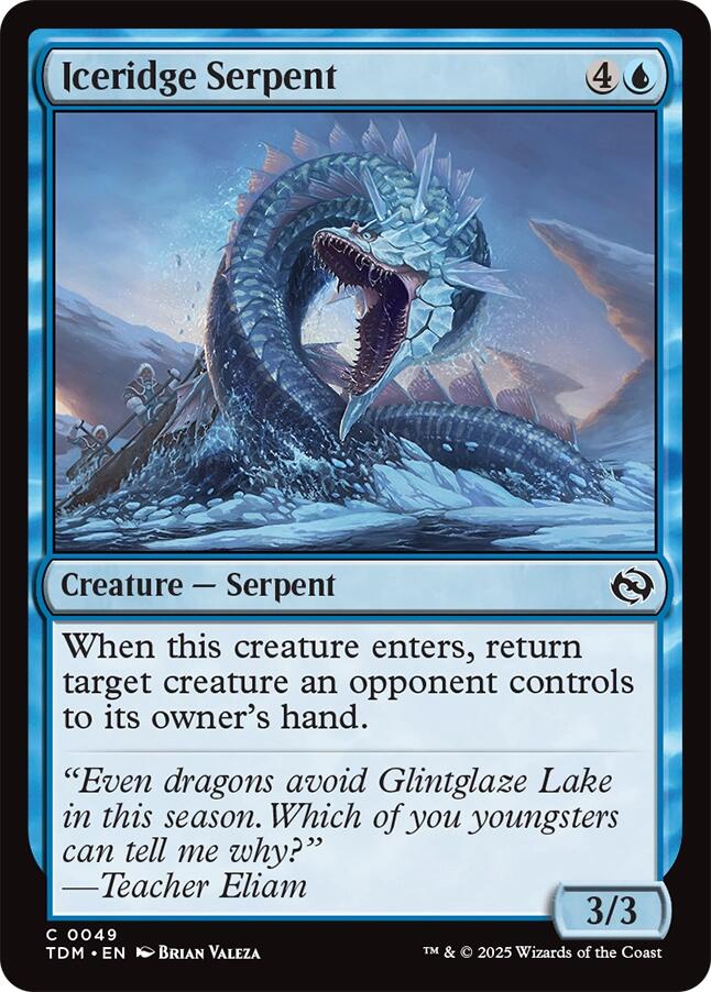 Iceridge Serpent [TDM - 49]