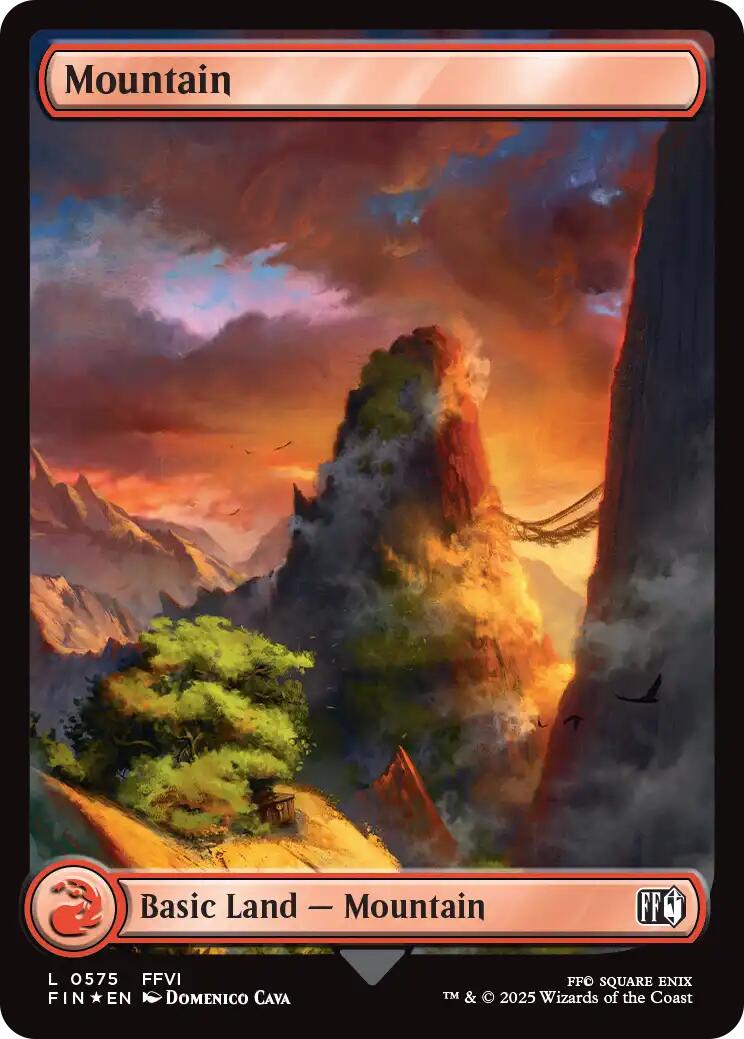 Mountain (0575) (Surge Foil) [FIN - 575]