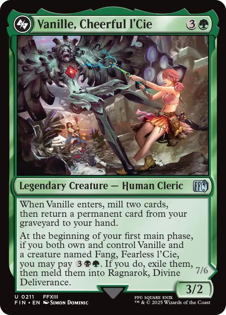 Vanille, Cheerful l'Cie [FIN - 211]