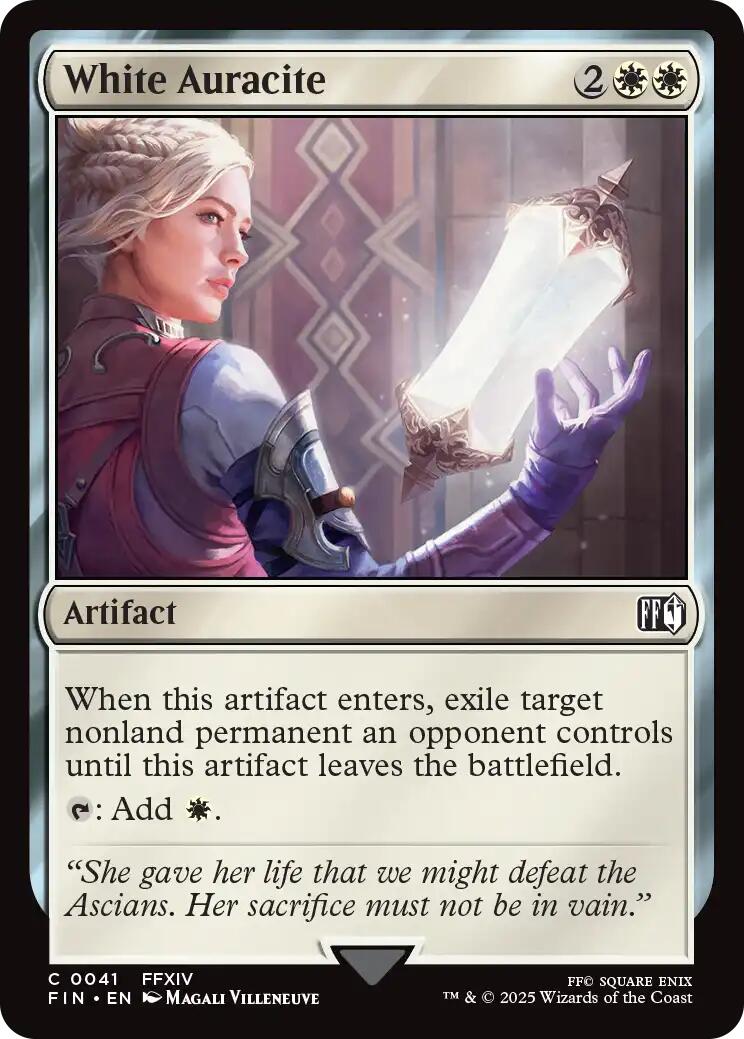 White Auracite [FIN - 41]