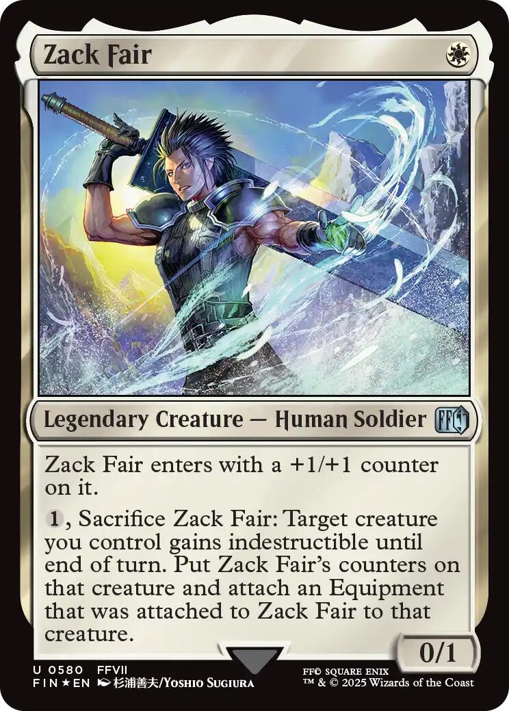 Zack Fair (Surge Foil) [FIN - 580]