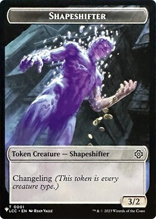 Shapeshifter // Cat Double-Sided Token