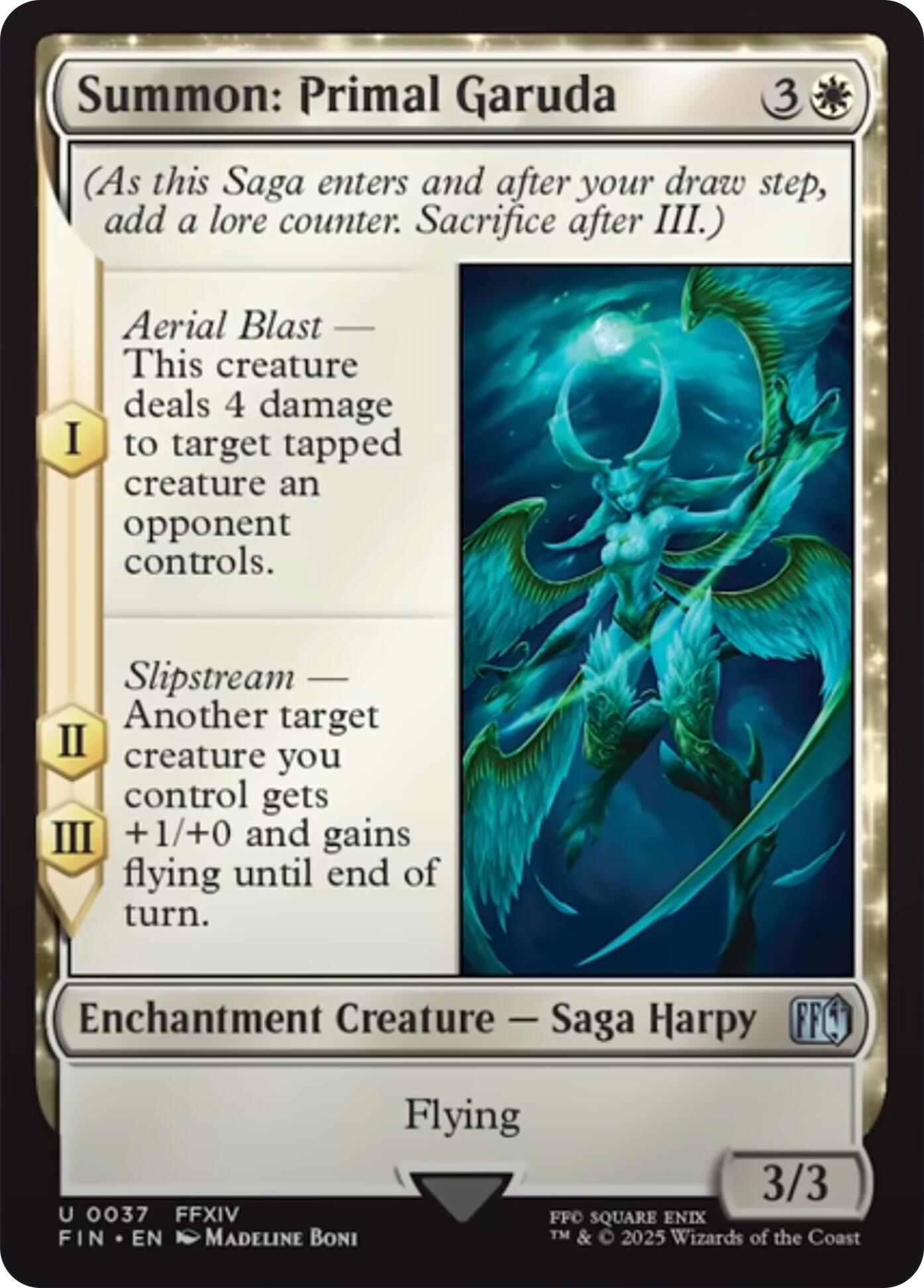 Summon: Primal Garuda [FIN - 37]