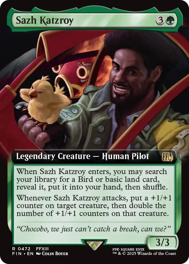 Sazh Katzroy (Extended Art) [FIN - 472]