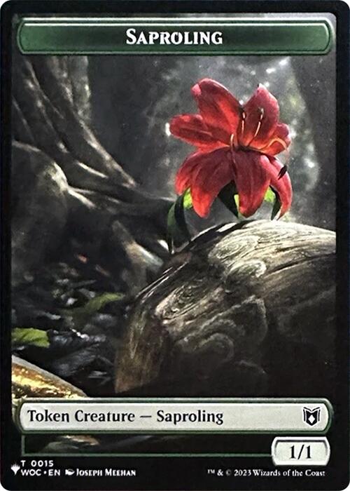 Saproling // Ape Double-Sided Token