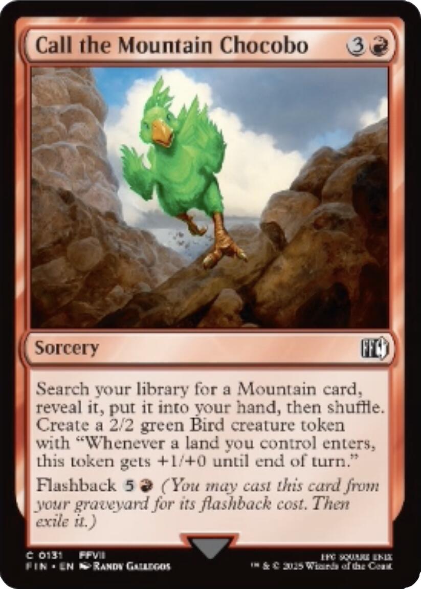 Call the Mountain Chocobo [FIN - 131]