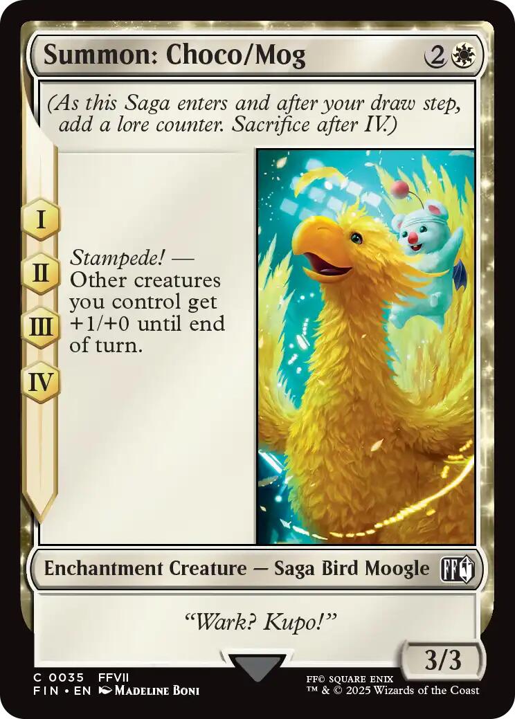 Summon: Choco/Mog [FIN - 35]
