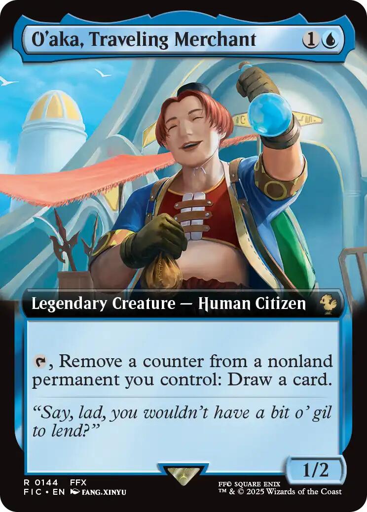 O'aka, Traveling Merchant (Extended Art) [FIC - 144]