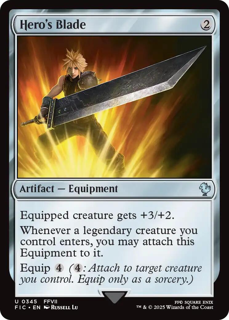 Hero's Blade (Surge Foil) [FIC - 345]