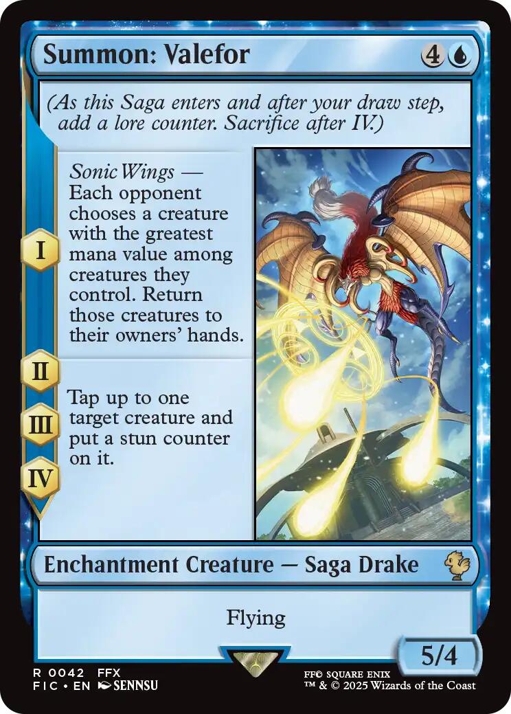 Summon: Valefor (Surge Foil) [FIC - 42]