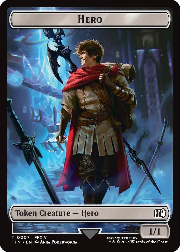 Hero (0007) // Horror Double-Sided Token [FIN - 7 // 13]