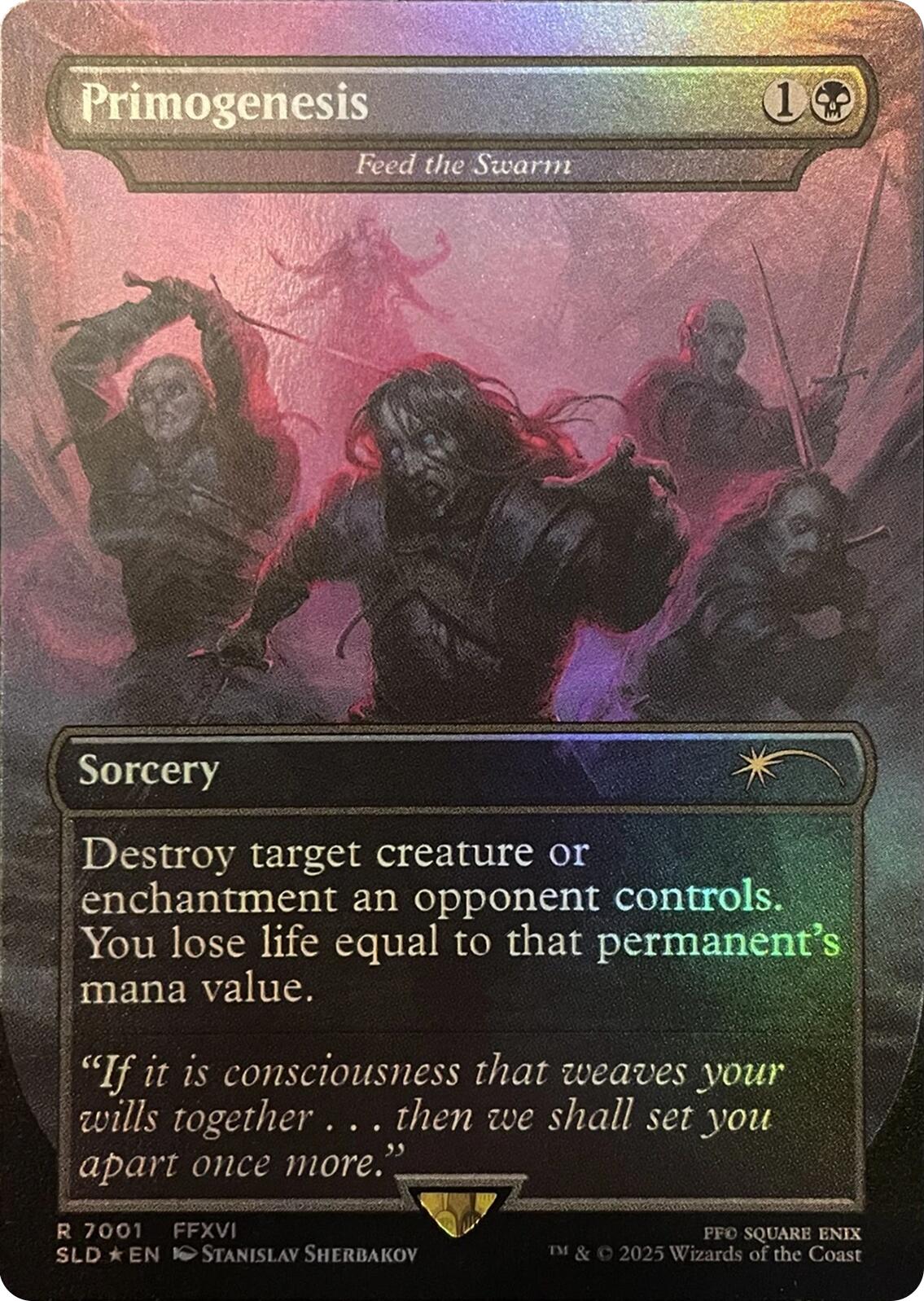Primogenesis - Feed the Swarm (Rainbow Foil) [SLD - 7001]