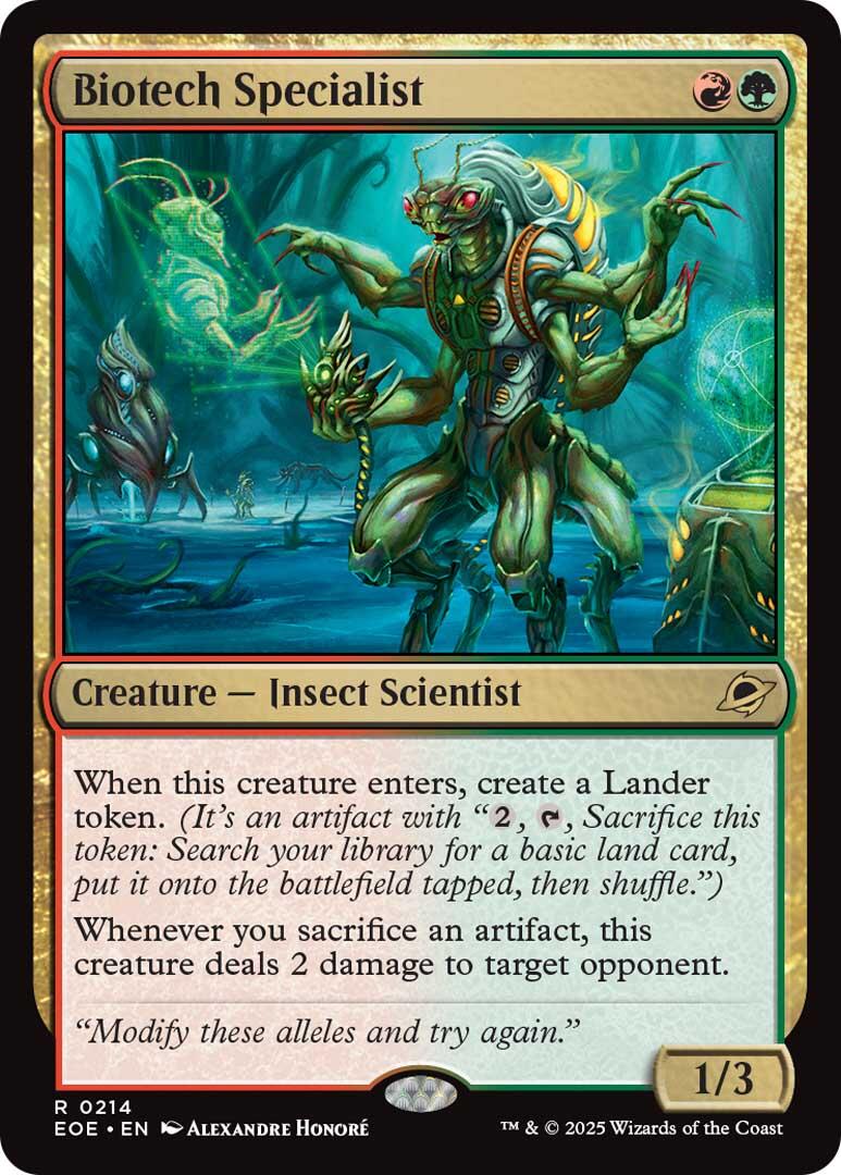 Biotech Specialist [EOE - 214]
