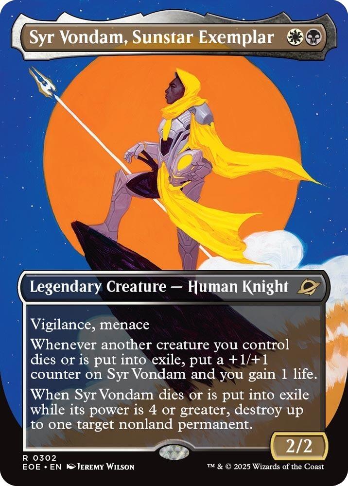Syr Vondam, Sunstar Exemplar (Borderless) [EOE - 302]